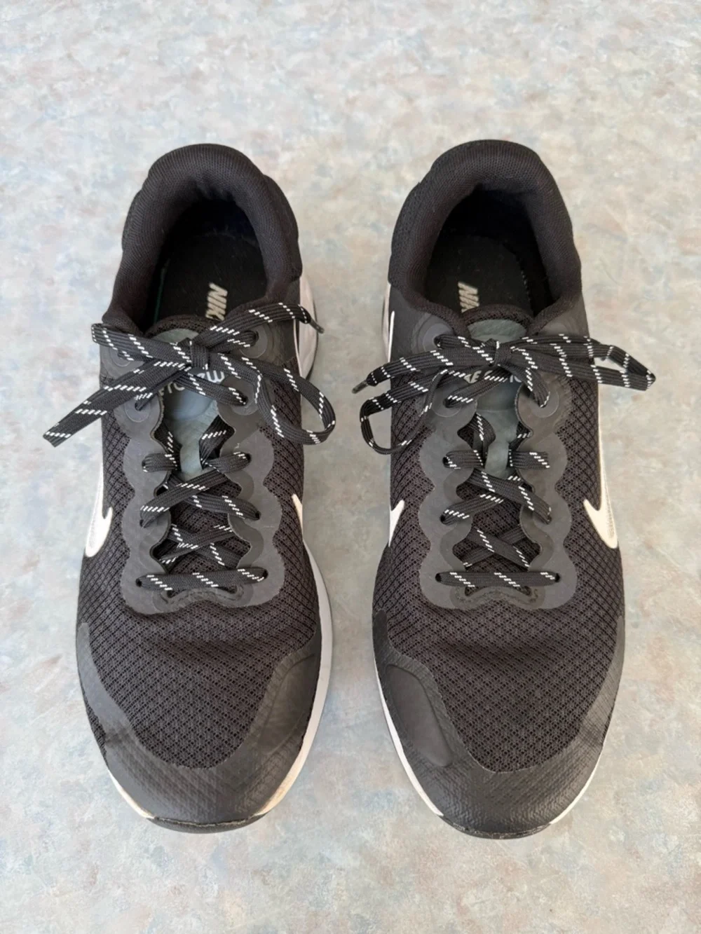 Nike RENEW Ride 3.0 Men's Black Lace Up Athletic Running Sneakers